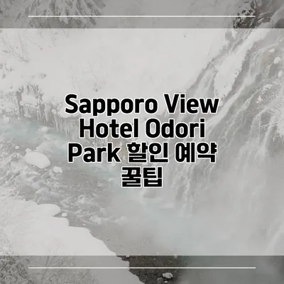 Sapporo View Hotel Odori Park 할인 예약 꿀팁