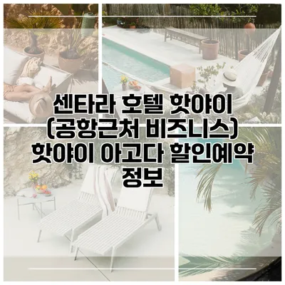 센타라 호텔 핫야이 (공항근처 비즈니스) 핫야이 아고다 할인예약 정보