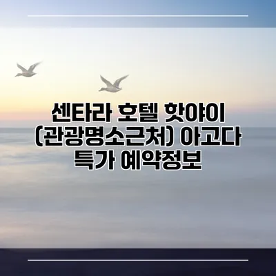 센타라 호텔 핫야이 (관광명소근처) 아고다 특가 예약정보