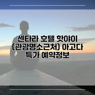 센타라 호텔 핫야이 (관광명소근처) 아고다 특가 예약정보