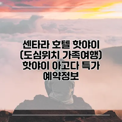 센타라 호텔 핫야이 (도심위치 가족여행) 핫야이 아고다 특가 예약정보