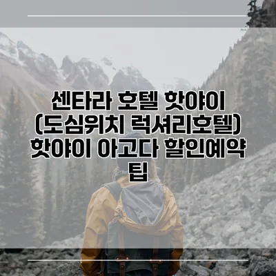 센타라 호텔 핫야이 (도심위치 럭셔리호텔) 핫야이 아고다 할인예약 팁