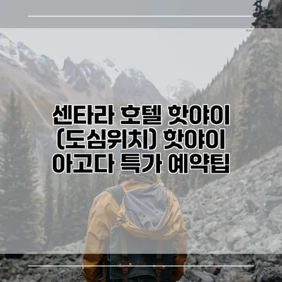 센타라 호텔 핫야이 (도심위치) 핫야이 아고다 특가 예약팁