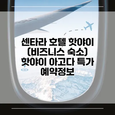 센타라 호텔 핫야이 (비즈니스 숙소) 핫야이 아고다 특가 예약정보