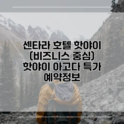 센타라 호텔 핫야이 (비즈니스 중심) 핫야이 아고다 특가 예약정보
