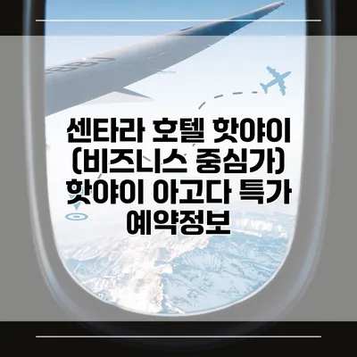 센타라 호텔 핫야이 (비즈니스 중심가) 핫야이 아고다 특가 예약정보