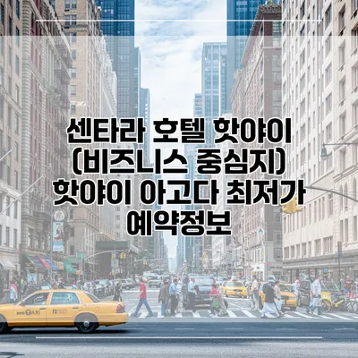 센타라 호텔 핫야이 (비즈니스 중심지) 핫야이 아고다 최저가 예약정보