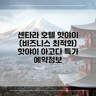 센타라 호텔 핫야이 (비즈니스 최적화) 핫야이 아고다 특가 예약정보