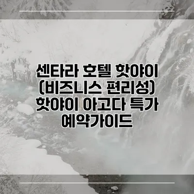 센타라 호텔 핫야이 (비즈니스 편리성) 핫야이 아고다 특가 예약가이드