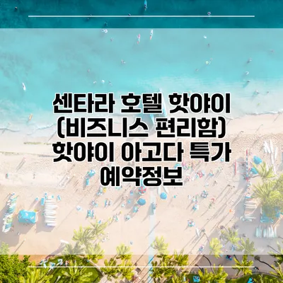 센타라 호텔 핫야이 (비즈니스 편리함) 핫야이 아고다 특가 예약정보