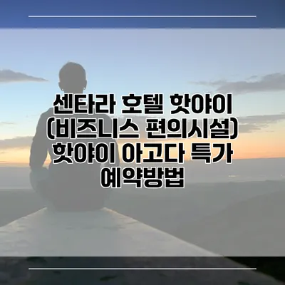 센타라 호텔 핫야이 (비즈니스 편의시설) 핫야이 아고다 특가 예약방법