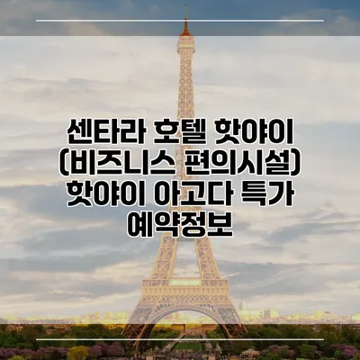 센타라 호텔 핫야이 (비즈니스 편의시설) 핫야이 아고다 특가 예약정보