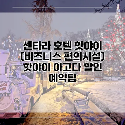 센타라 호텔 핫야이 (비즈니스 편의시설) 핫야이 아고다 할인 예약팁