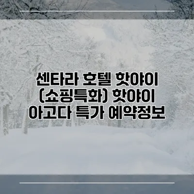 센타라 호텔 핫야이 (쇼핑특화) 핫야이 아고다 특가 예약정보